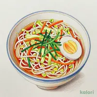 野菜ラーメン(味玉入り)