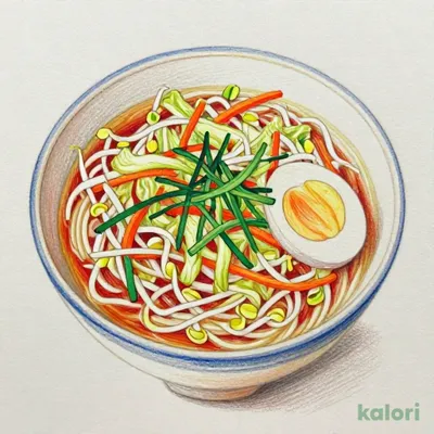 野菜ラーメン(味玉入り)