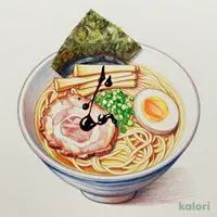 黒河童ラーメン(味玉入り)