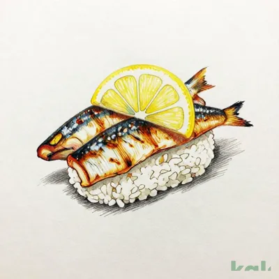 〆いわし塩炙り