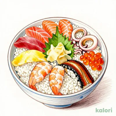 贅沢 ９種の海鮮丼 ～シャリ１．５倍～