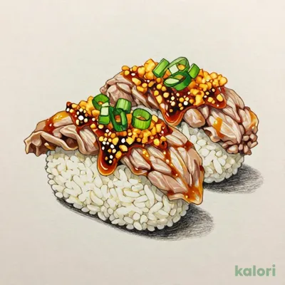 ねぎとろザク旨ラー油 にぎり