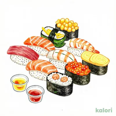 Sushi Set (9 pcs) with Toy and Jelly