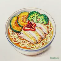 Ginza Kagari Rich Chicken Paitan Ramen with Steamed Chicken and Shrimp Sauce