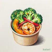 追いベジタブル ～銀座篝特製えび醤のせ～