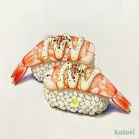 Shrimp with Truffle Mayonnaise