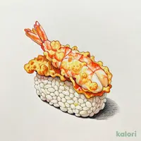 お値段そのまま５０％増量 えび天にぎり