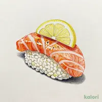 大ぶりとろサーモン塩炙り
