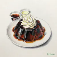 Black Tea Jelly with Whipped Cream