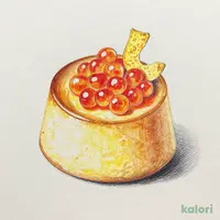 贅沢いくらの茶碗蒸し