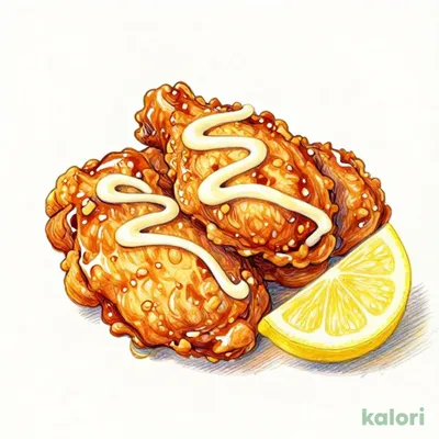 Large Serving Double Brewed Soy Sauce Fried Chicken with Mayo