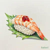旨辛カンジャンセウ （えびの醤油漬け）寿司