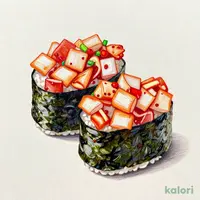 Richoen Kimchi & Seafood Tartare Gunkan Sushi