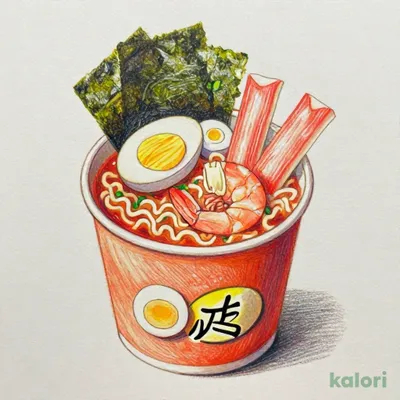 鯛スープの海鮮 辛ラーメン ～まろやか温玉添え～