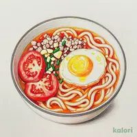 Tomato Kara-men (Regular, Udon Noodles 200g)