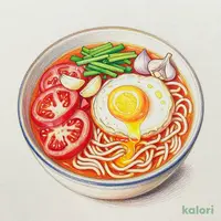 Tomato Kara-men (Regular, Thick Noodles 130g)