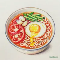 トマト辛麺 (スモールサイズ・こんにゃく麺150g)