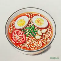 Tomato Kara-men (Small, Curly Noodles 120g)
