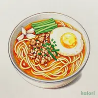 カレー辛麺 (レギュラーサイズ・ちぢれ麺120g)