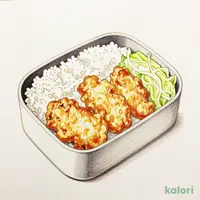 とり天倍盛り合盛り弁当