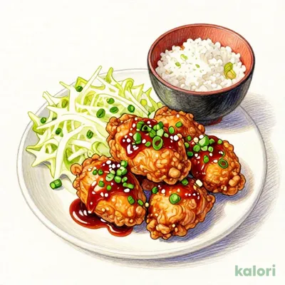 油淋鶏定食