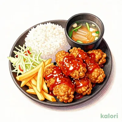 赤辛定食