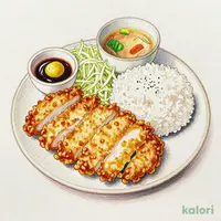とり天定食