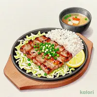 ねぎ塩焼き定食