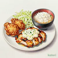 タルタル南蛮の2種盛り定食