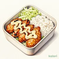 タルタル南蛮の2種盛り弁当