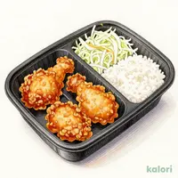 黒胡椒とり天合盛り弁当