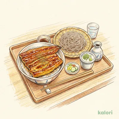 うな丼【ダブル】＆蕎麦セット