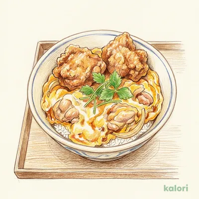 から揚げ親子丼