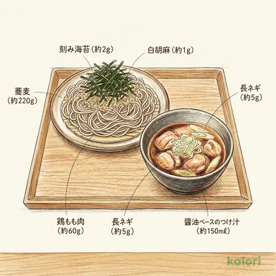 鶏つけ汁蕎麦