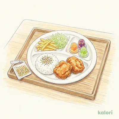 Kids Fried Chicken Plate