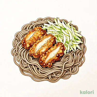 ★蕎麦2倍★もり蕎麦＆から揚げセット
