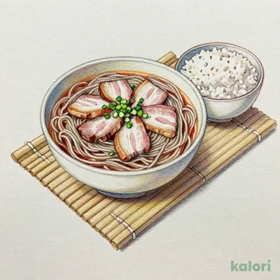 Saitama Chichibu Pork Fat Dipping Soba with Rice Set