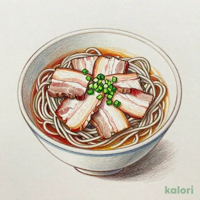 Chichibu Style Pork Fat Dipping Soba with Mini Rice Bowl