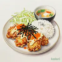 Hakata Yamaya Spicy Cod Roe Mayo Fried Chicken Set, 4 pcs