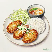 おろしから揚げ定食　【4個】