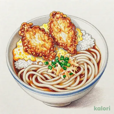 から揚げ親子丼＆うどんセット