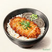 信州名物山賊焼き丼　もり蕎麦セット