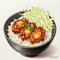 甘とろから揚げ丼