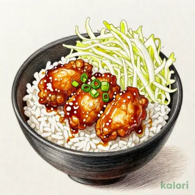 甘とろから揚げ丼