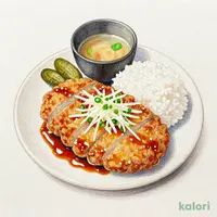 ねぎおろしロースかつ定食