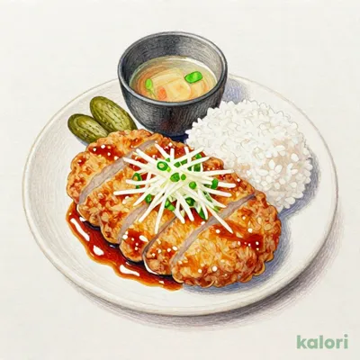 ねぎおろしロースかつ定食