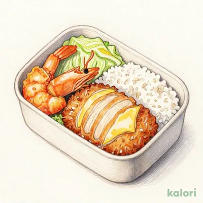 テイクアウト 海老&ヒレとチーズチキンかつ弁当
