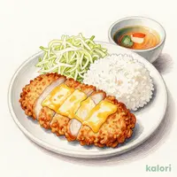 ヒレ&チーズチキンかつ定食