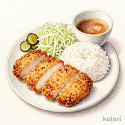 ヒレかつ定食(上) 4枚
