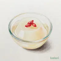 ランチ 杏仁豆腐